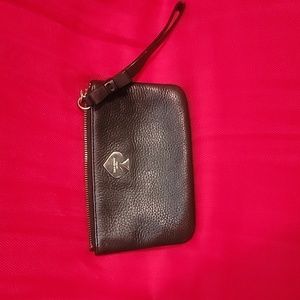 Kate Spade pebbled leather wristlet